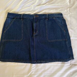 Old Navy Blue Denim Mini Skirt